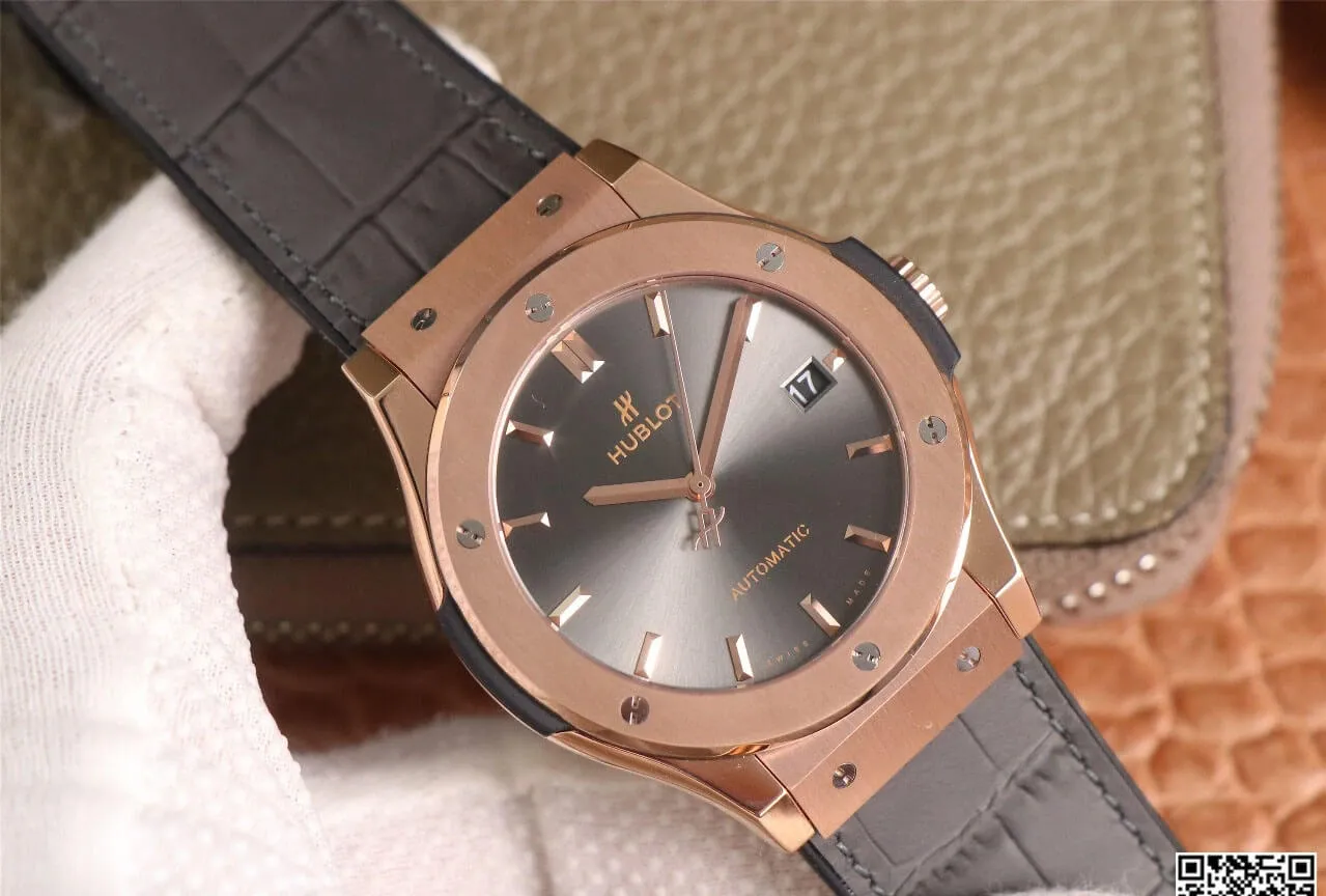 Hublot Classic Fusion 511.OX.7081.LR WWF Factory 1:1 Best Edition Replica Watch Gray Strap